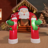 285CM INFLATABLE Charistmas SANTA ARCHWAY WITH LED LIGHT ARC240