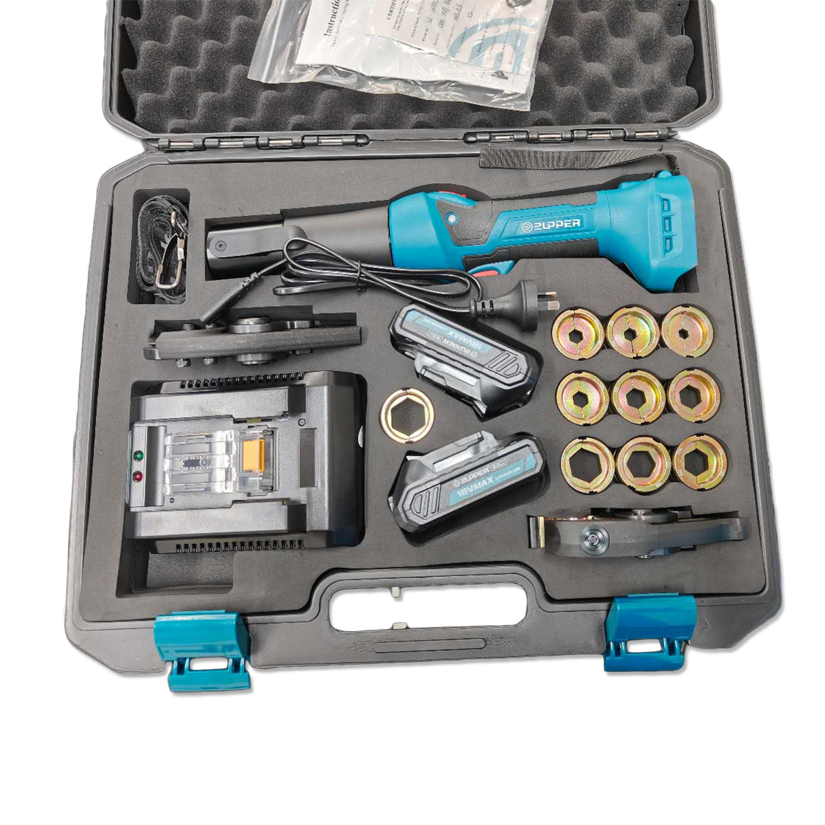 ZUPPER Battery Powered Crimping & Cutting Tool TWO-IN-ONE SL-2430C 24K ...