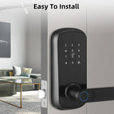 Digital Security Door Lock Fingerprint Smart Doorlock Password APP Card Keypad 3116