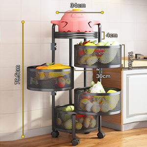 2-5Tiers Removable Storage Cart