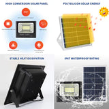 189 LED SOLAR FLOOD LIGHT OUTDOOR WITH REMOTE CONTROL 60W COLD WHITE AU