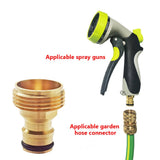 8PCS Brass Garden Fitting 3/4" Hose Male Connector Tap Adapter Fitting Y108