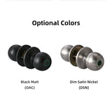 Security  Small Door Knob Fingerprint Door Lock Smart Keyless Entry Door Lock 3115