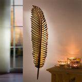 Metal Wall Art Gold Feather-HD2834