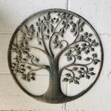 Round Metal Wall Art -Tree of Life 1446692