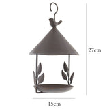 industrial style hanging bird feeder