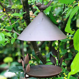 industrial style hanging bird feeder