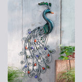 Metal Wall Art Peacock Bird - 221404