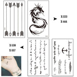 8Pcs Small Tattoo Stickers - Set3