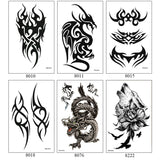 2Pcs Cool Tattoo Sticker - TBS