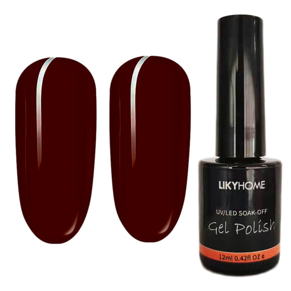 Nail Polish UV LED Gel - Dark Red 667