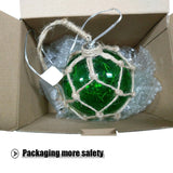 LED Green Glass Ball Lights,package