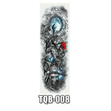 Temporary Tattoo Sticker Full Arm - TQB