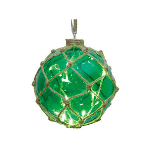 LED Green Glass Ball Lights