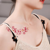 2Pcs Flower Tattoo Sticker - 282 291