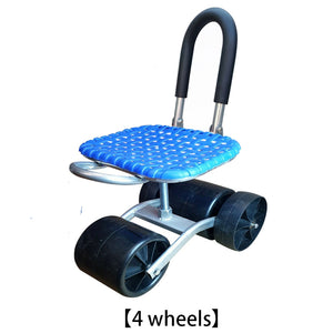 Gardening stool Cart Rolling Seat